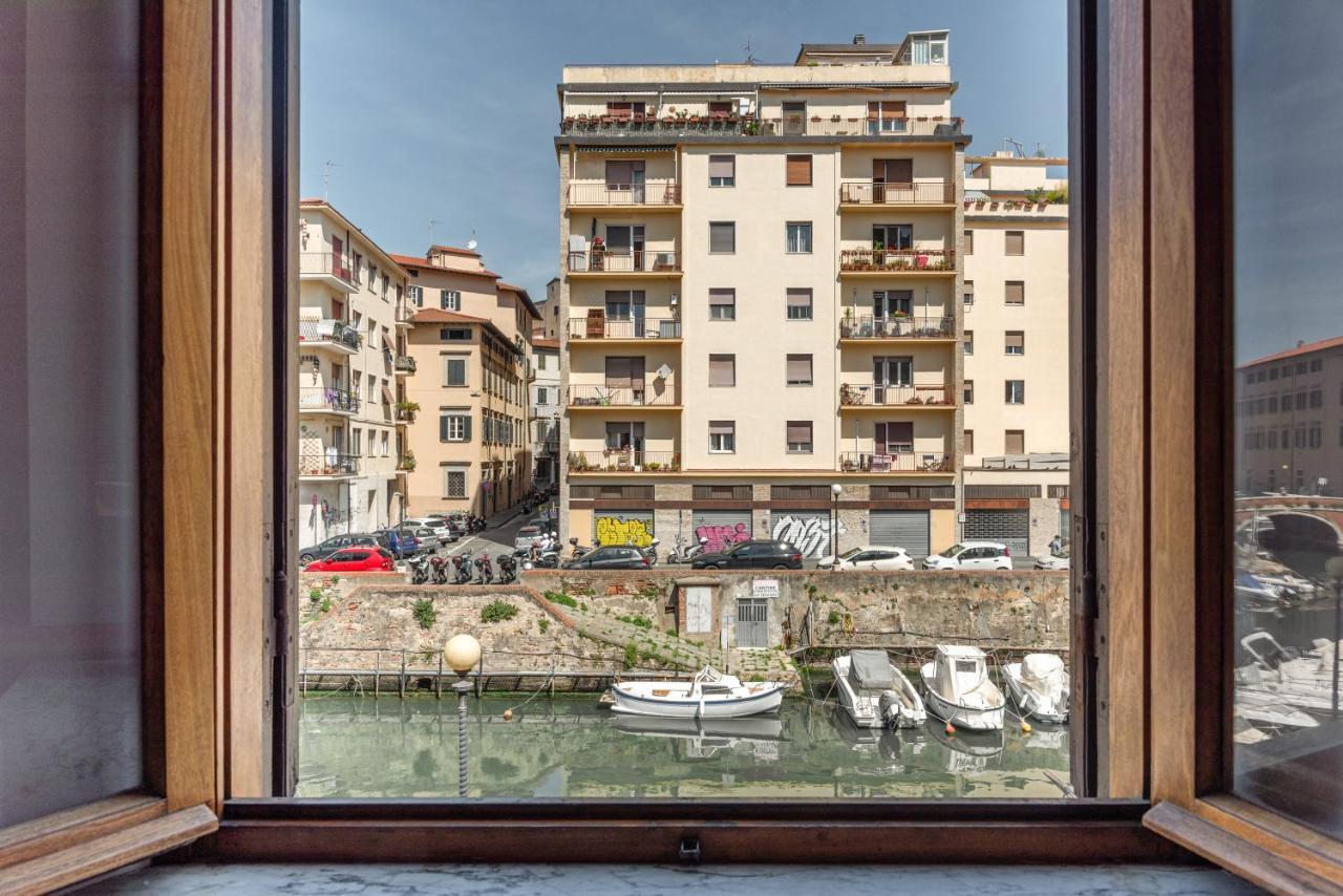 Piccola Venezia Canal View Charming Flat 利沃诺 外观 照片