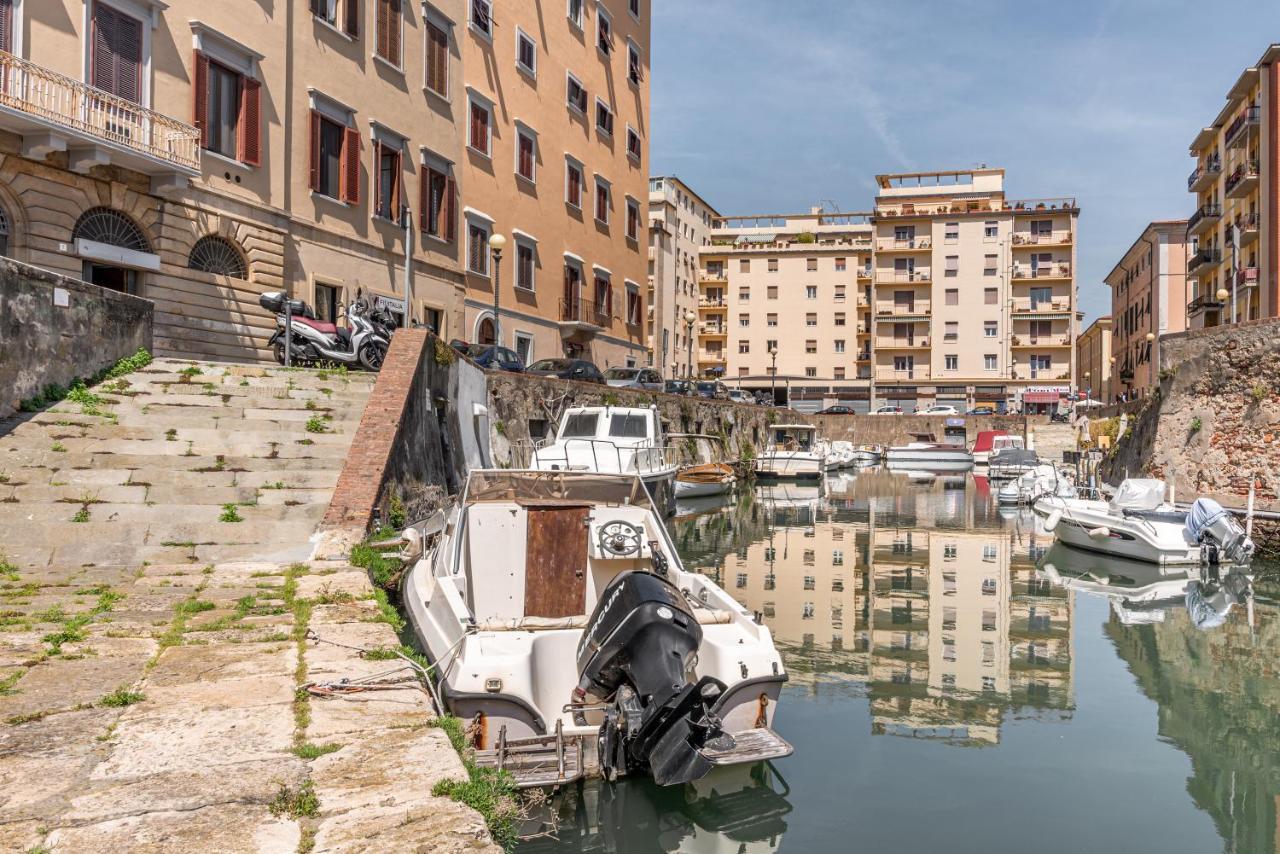 Piccola Venezia Canal View Charming Flat 利沃诺 外观 照片